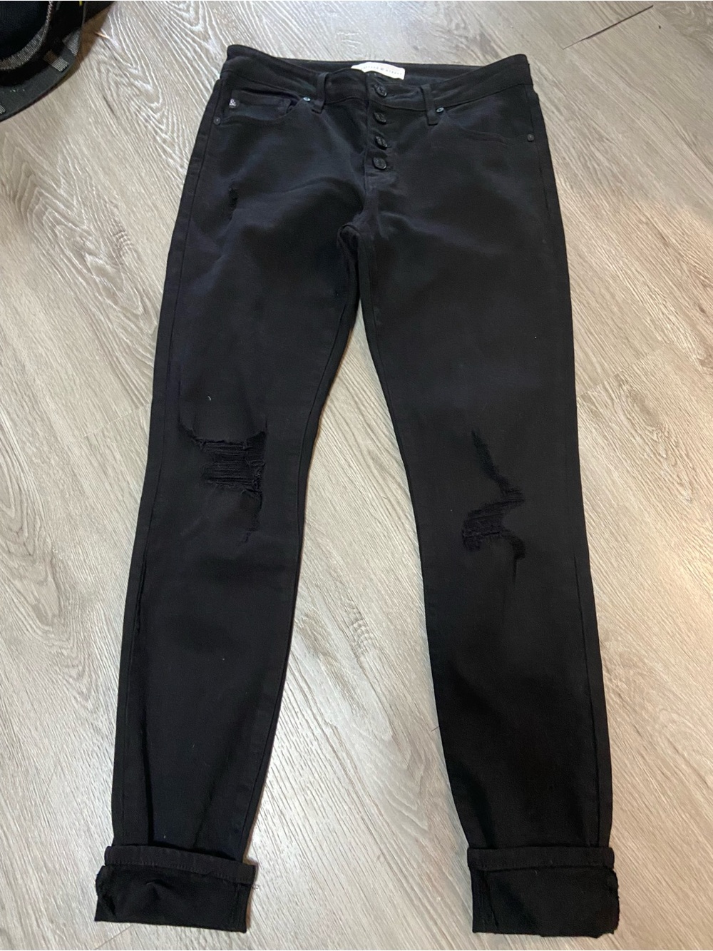 AMPERSAND AVE Black High-Rise Jeans